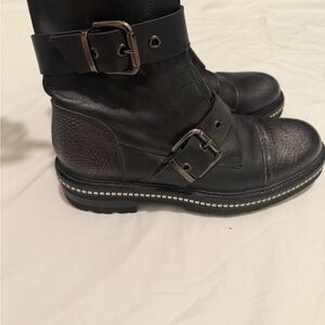 Laura Bellieiva - Tronchetto - Black Leather Ankle Boots